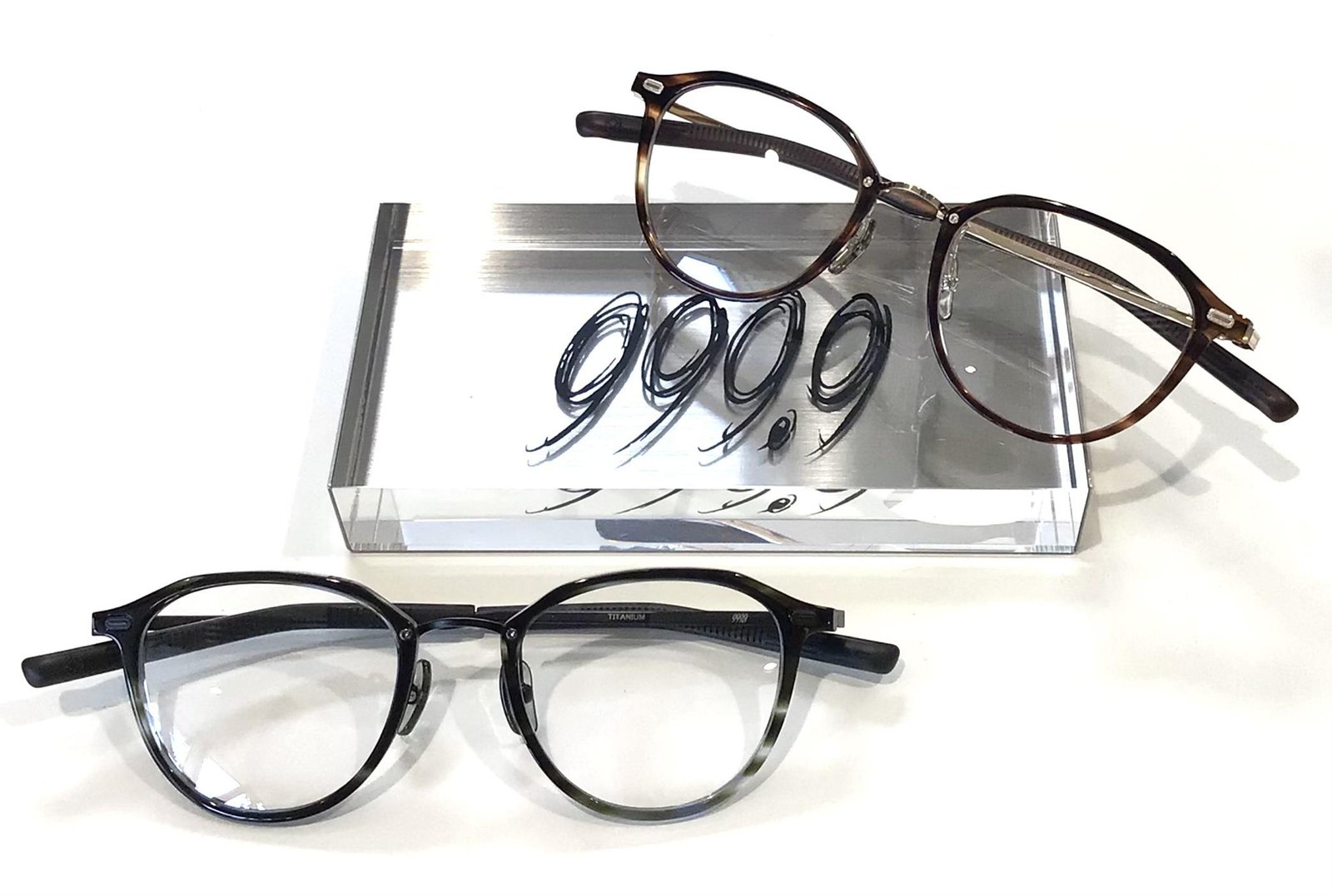 999.9のコンビネーションフレーム/M-80 M-81 | メガネの井上 | メガネ