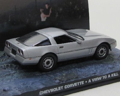 イクソ製 1/43 シボレー コルベット 1985 （シルバー） 007 ジェームス