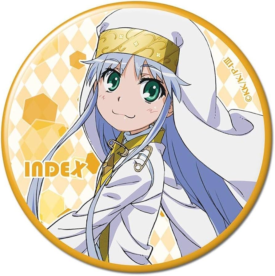 Amazon.co.jp: とある魔術の禁書目録III 缶バッジ デザイン01