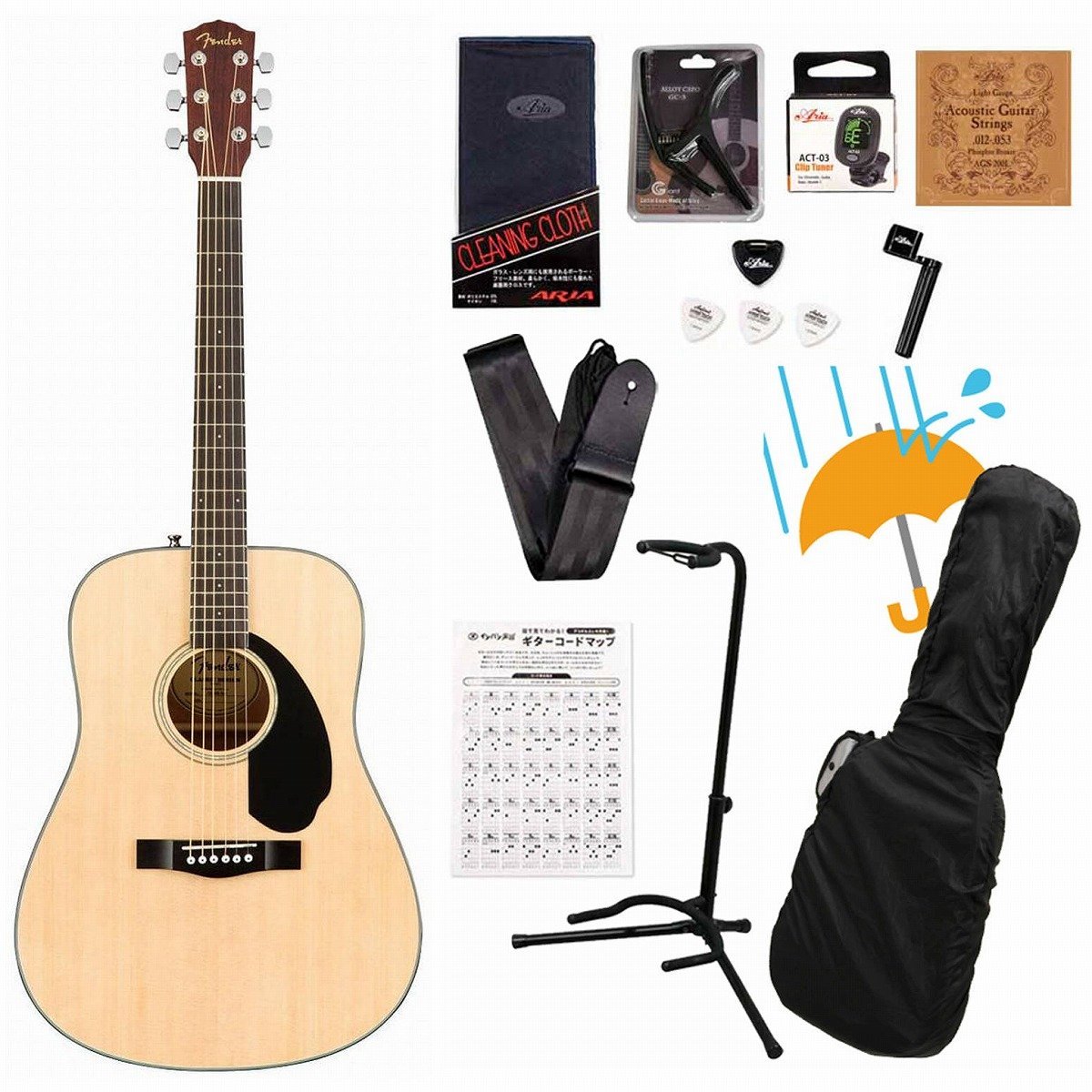 Fender Acoustic / CD-60S Dreadnought Natural WN フェンダー