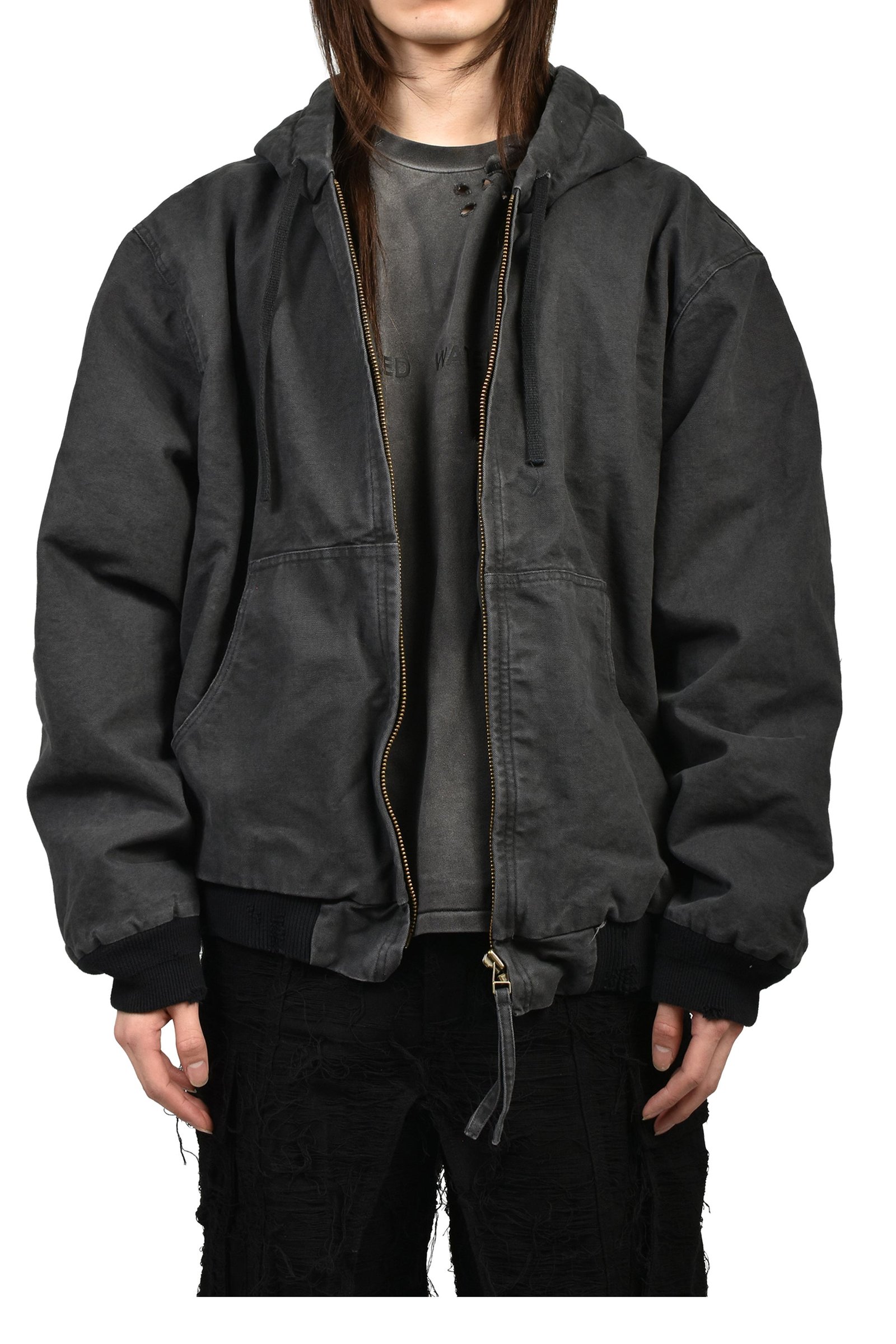 FILTH フィルス FW25 DESTROY ZIP UP / BLK - NUBIAN ヌビアン