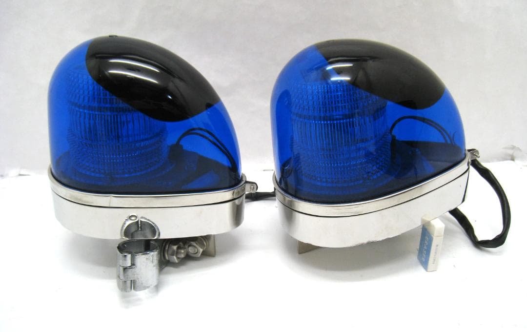 小糸製作所　パトライト フラッシュライト 青 12V 防眩 旧車 バイク LEDパトライト 32LED 12V/24V シガー電源 全6色 拡散レンズ 警告灯