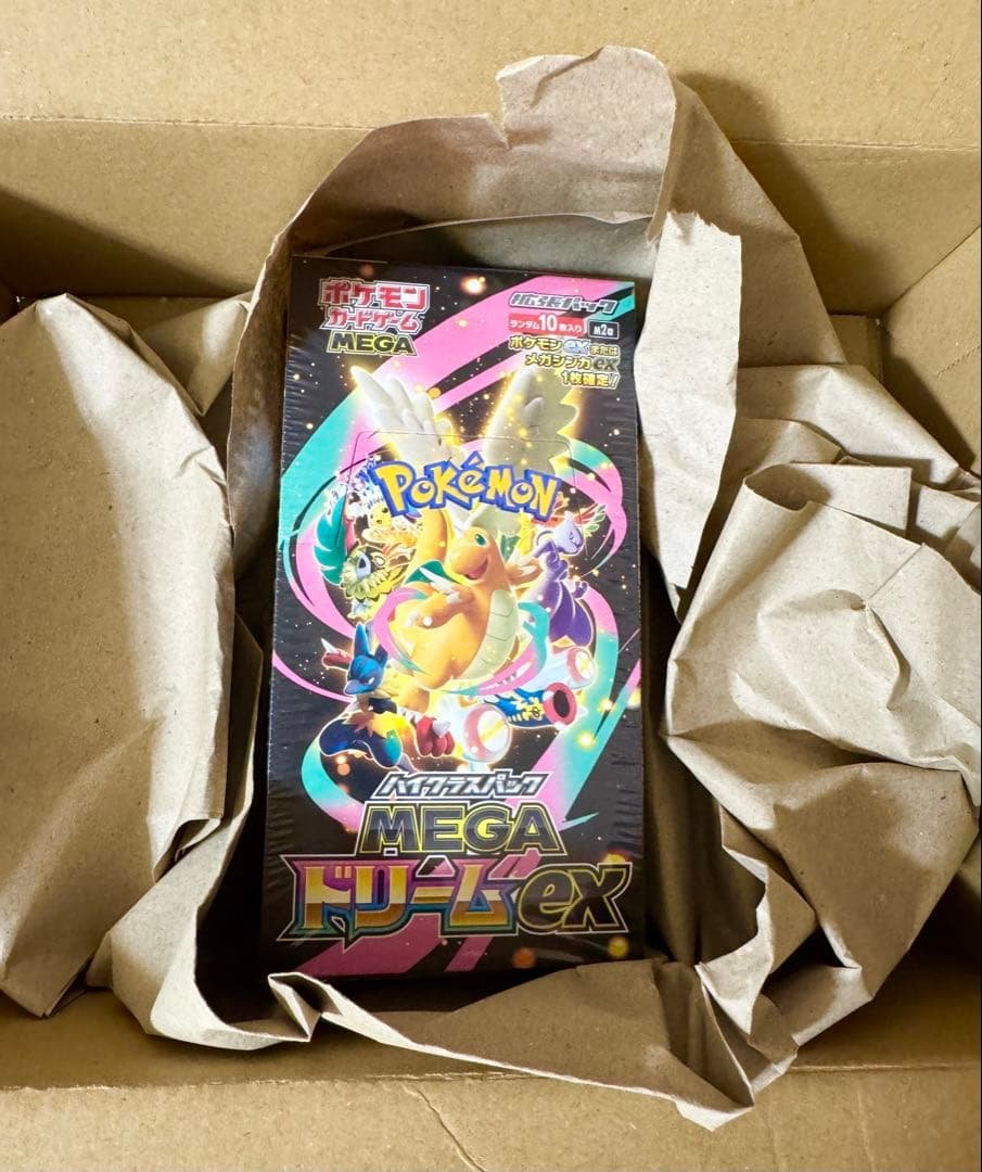 ポケモンカードゲーム MEGAドリームex BOX【シュリンク付き】