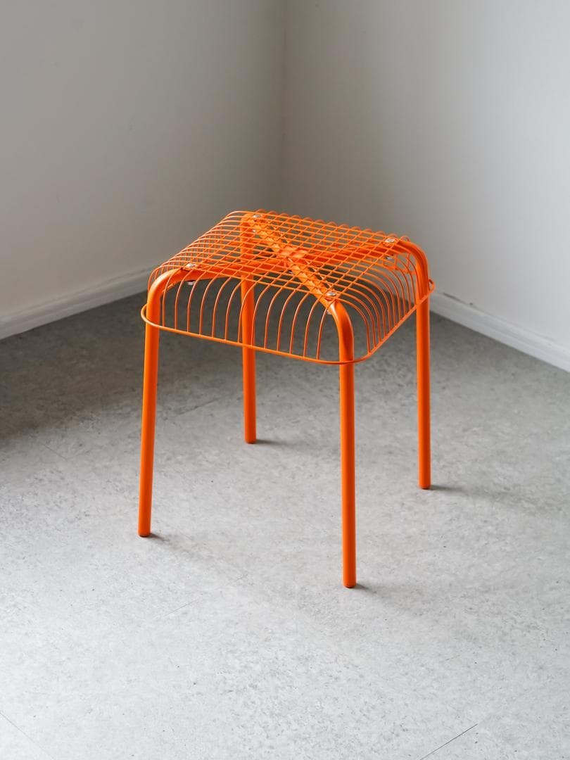 OLD IKEA 廃盤 VASTERON スツール / 収納カゴ レトロポップ